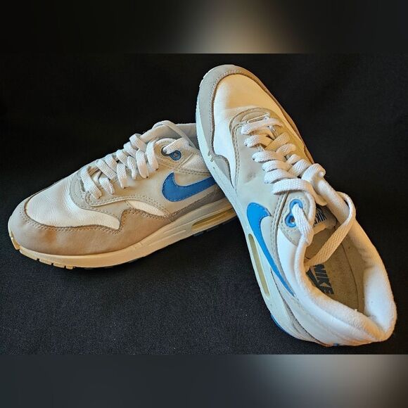 Nike Airmax size 7.5 Gray/White/Blue. - Picture 7 of 8